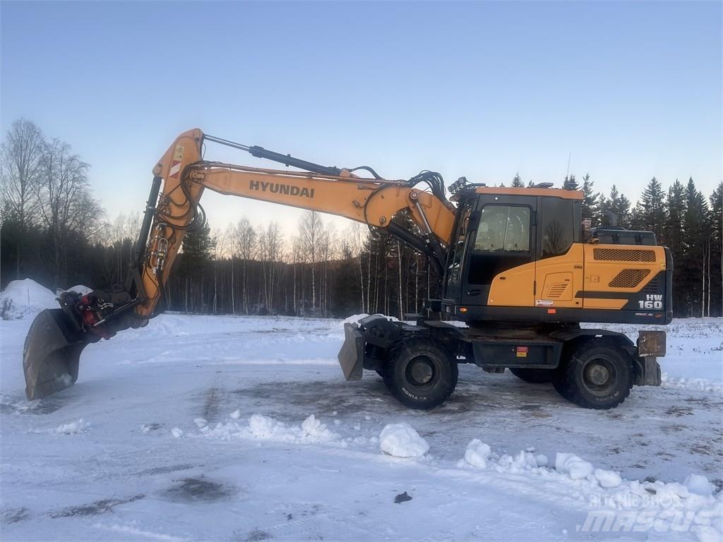 Hyundai HW 160 Excavadoras de ruedas