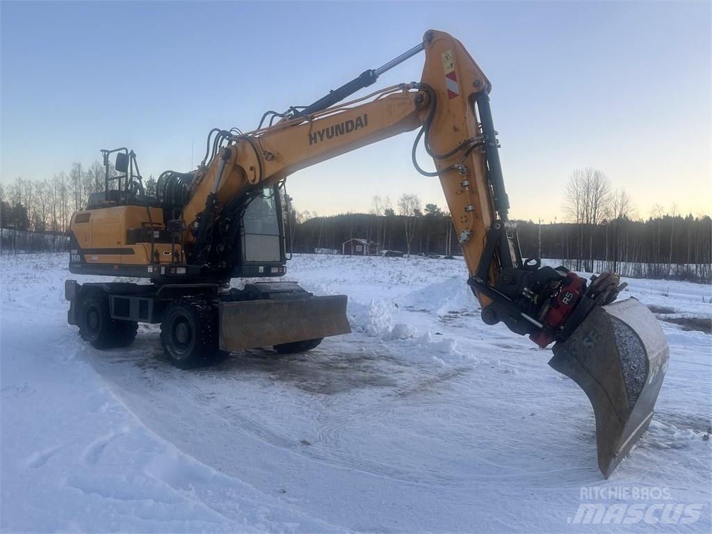 Hyundai HW 160 Excavadoras de ruedas