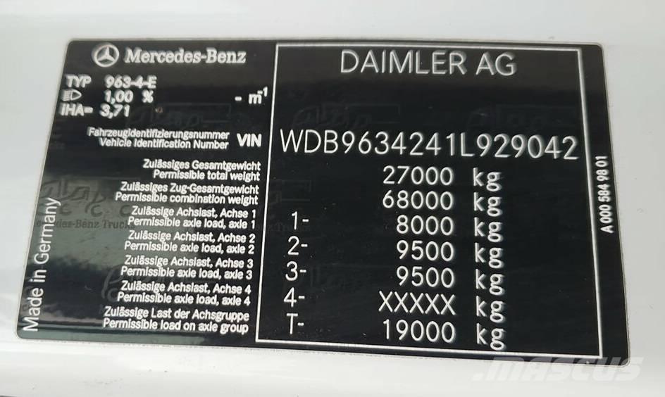 Mercedes-Benz Actros Camiones tractor