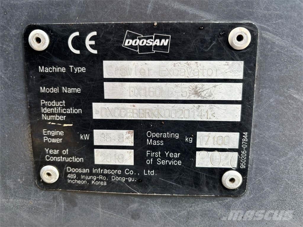 Doosan DX160HLC-5 Excavadoras sobre orugas