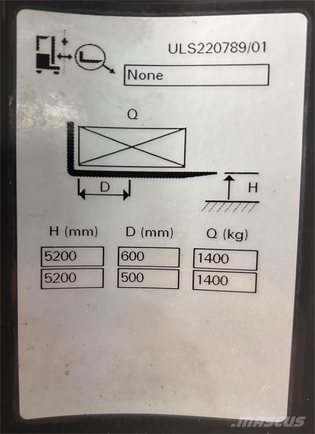 Atlet ULS140 Montacargas de alcance de gran altura