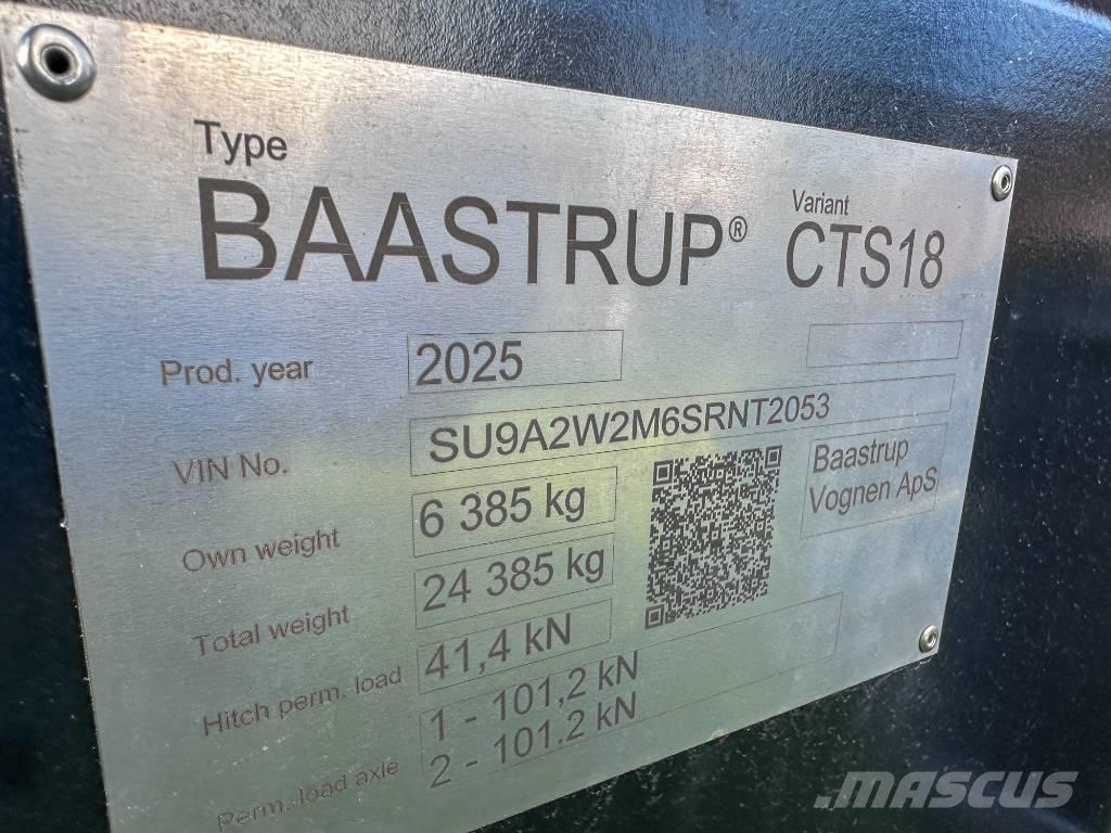 Baastrup CTS 18 Tons Remolques con caja de volteo