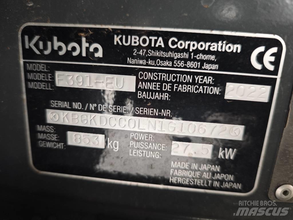 Kubota F 391 Tractores corta-césped