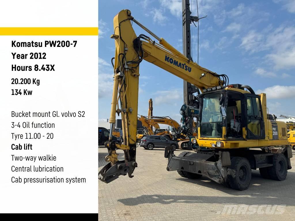 Komatsu PW 200-7 Excavadoras de ruedas