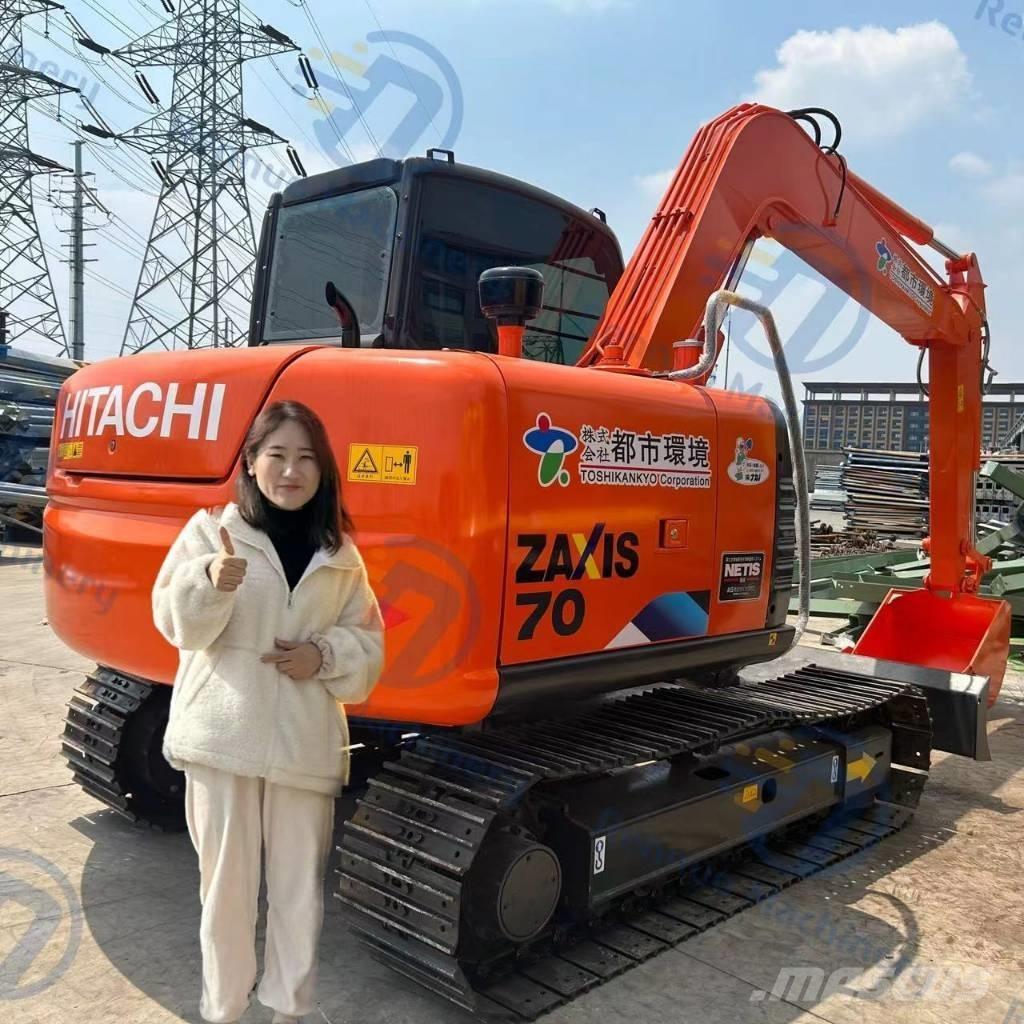 Hitachi ZX70 Excavadoras sobre orugas