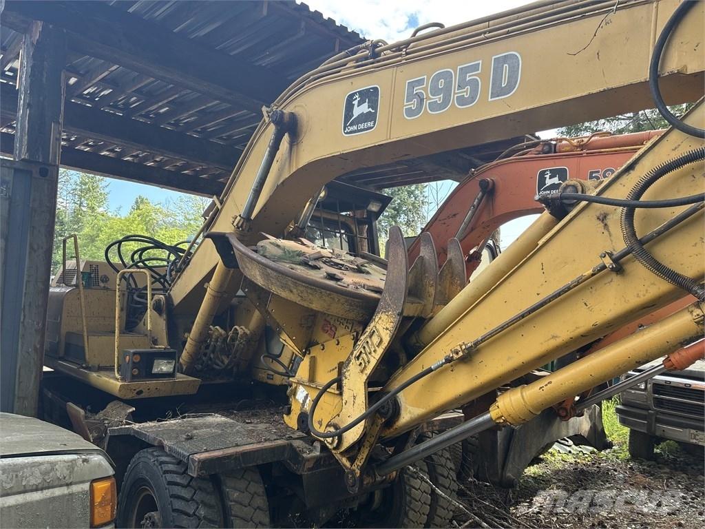 DEERE 595D Excavadoras de ruedas