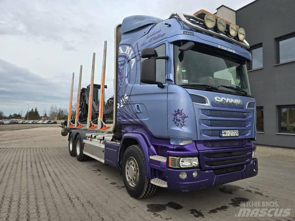 Scania R 580 Transportes de madera