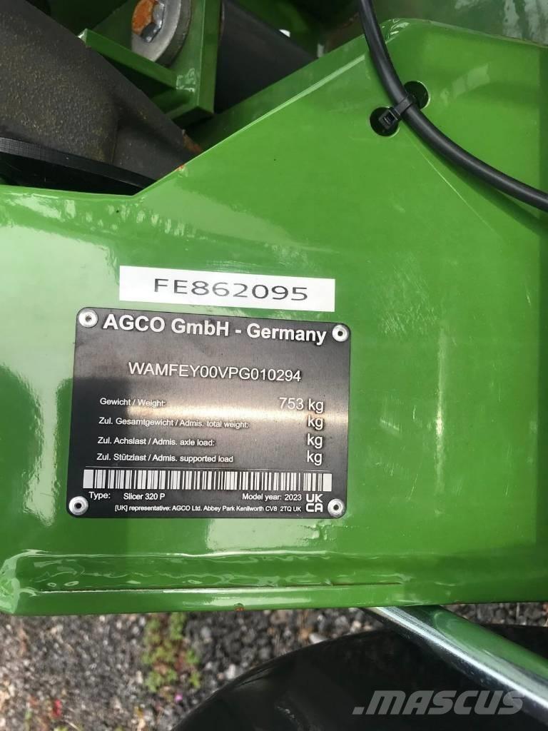 Fendt Slicer 320 P Podadoras