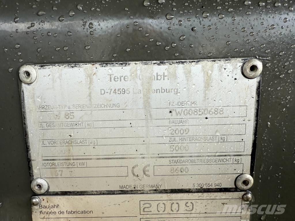 Terex TW 85 Excavadoras de ruedas