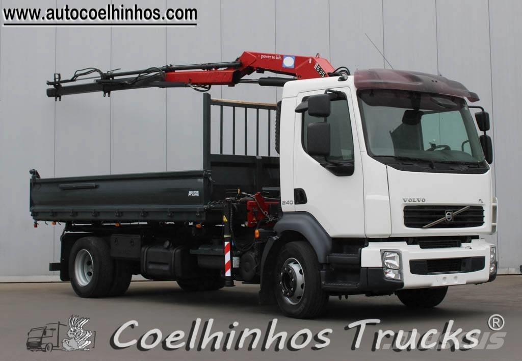 Volvo FL 240 + HMF 635 Bañeras basculantes usadas