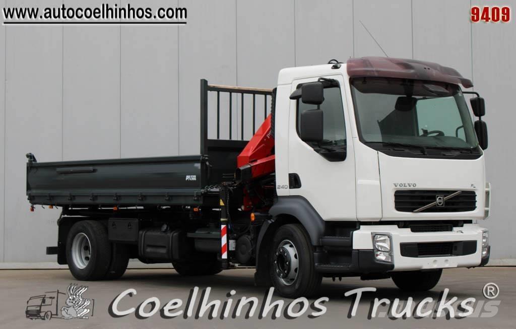 Volvo FL 240 + HMF 635 Bañeras basculantes usadas