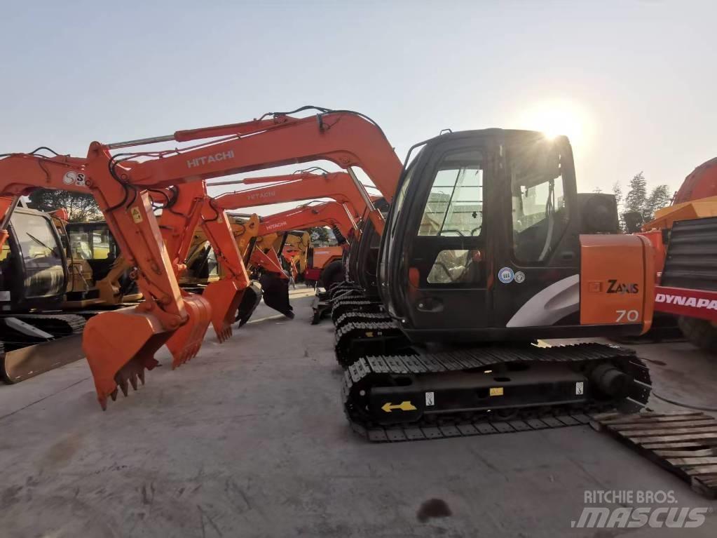 Hitachi ZX 70 Excavadoras sobre orugas