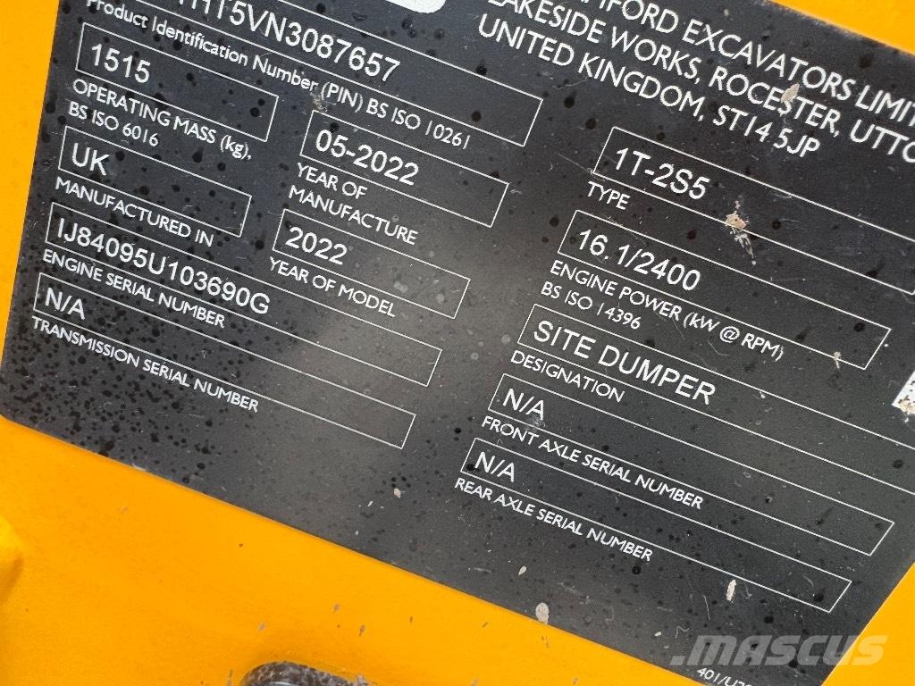 JCB 1T-2 Vehículos compactos de volteo