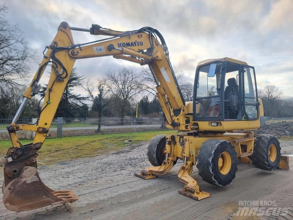 Komatsu PW 110 Excavadoras de ruedas