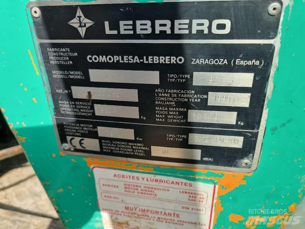 Lebrero VTA90 Rodillos de doble tambor