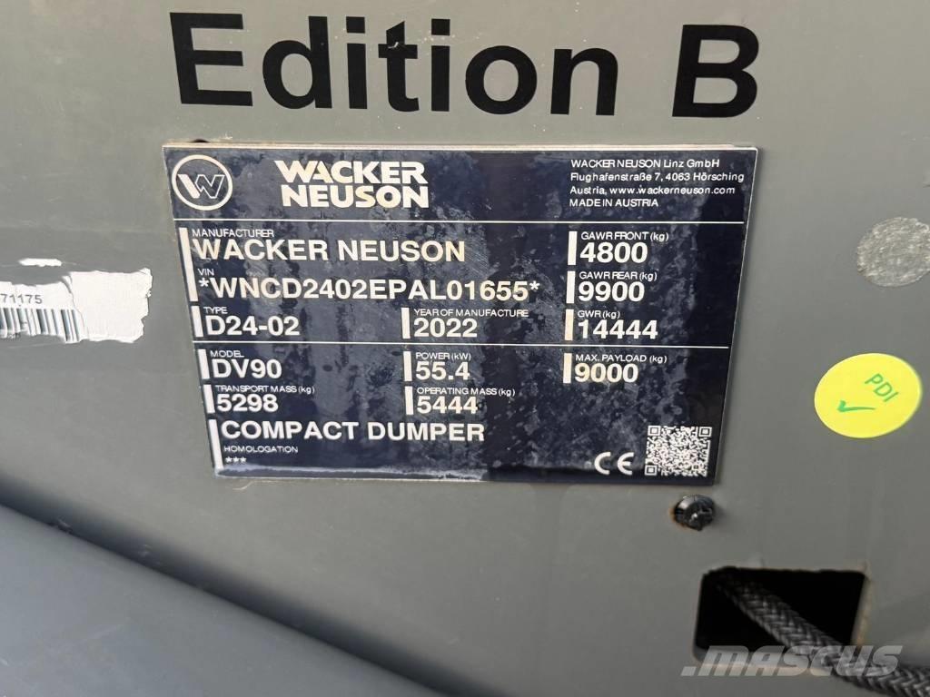 Wacker Neuson DV90 Vehículos compactos de volteo