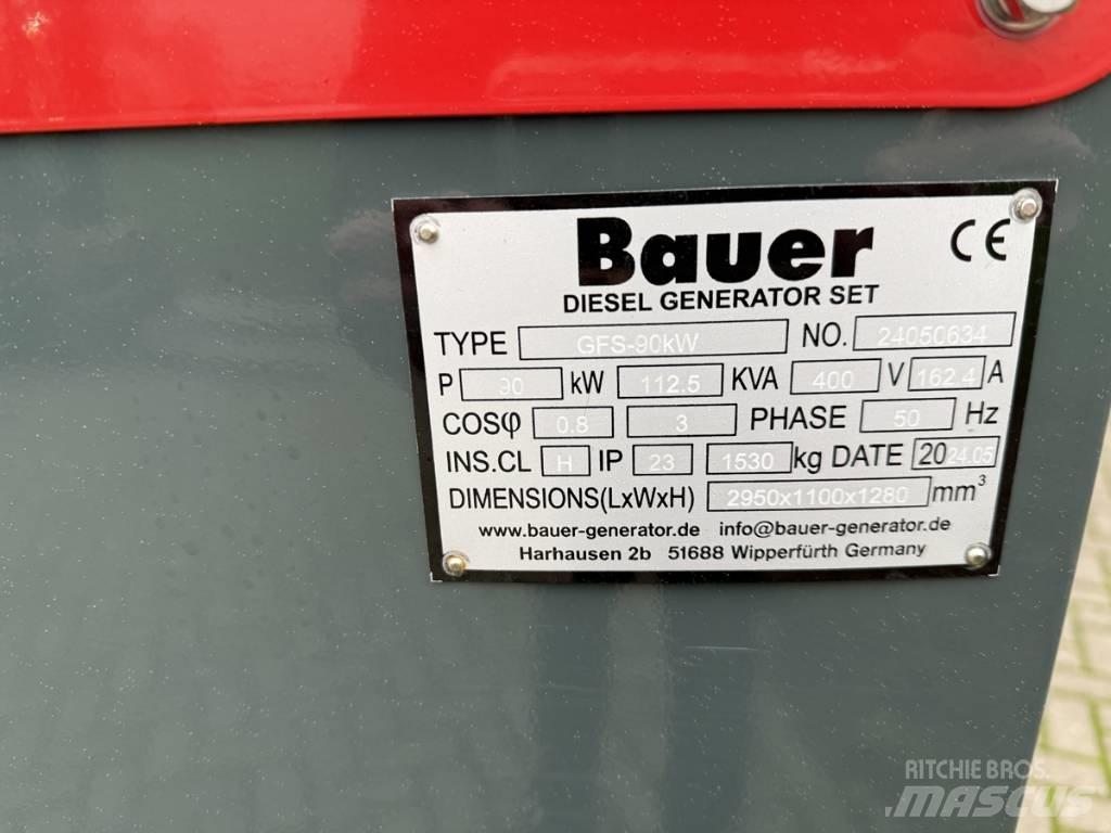 Bauer 124 KVA Generadores diésel