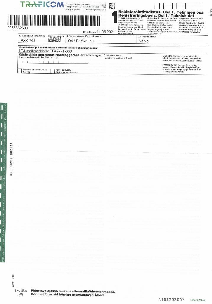 Närko TP42-RT-360 Bañeras