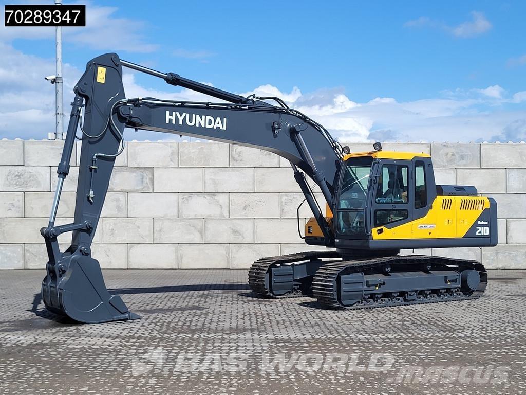 Hyundai R210 Excavadoras sobre orugas