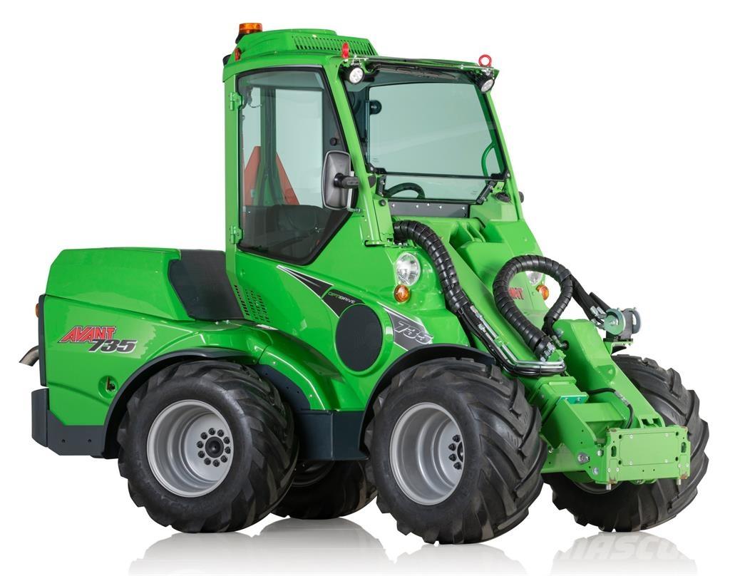 Avant 735 Cargadoras sobre ruedas
