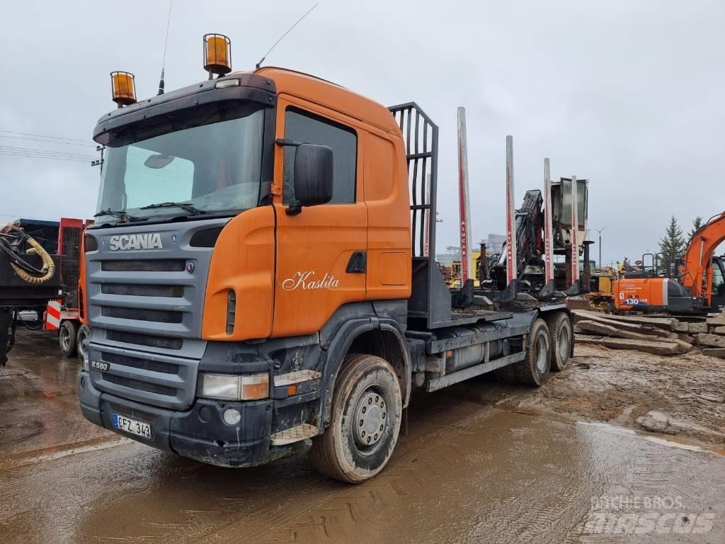 Scania R 580 Transportes de madera