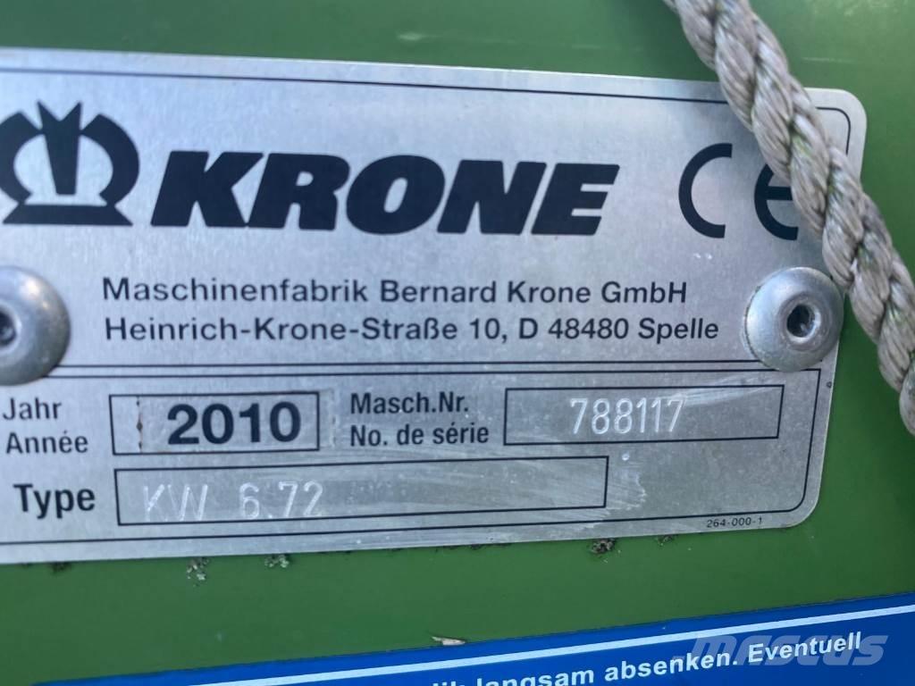 Krone KW6.72 Rastrilladoras y rastrilladoras giratorias
