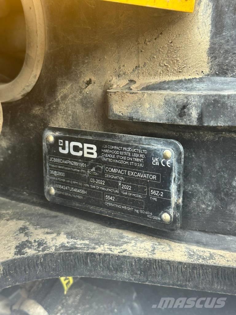 JCB 56 Z-2 Excavadoras sobre orugas