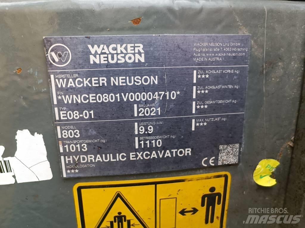 Wacker Neuson 803 Excavadoras sobre orugas