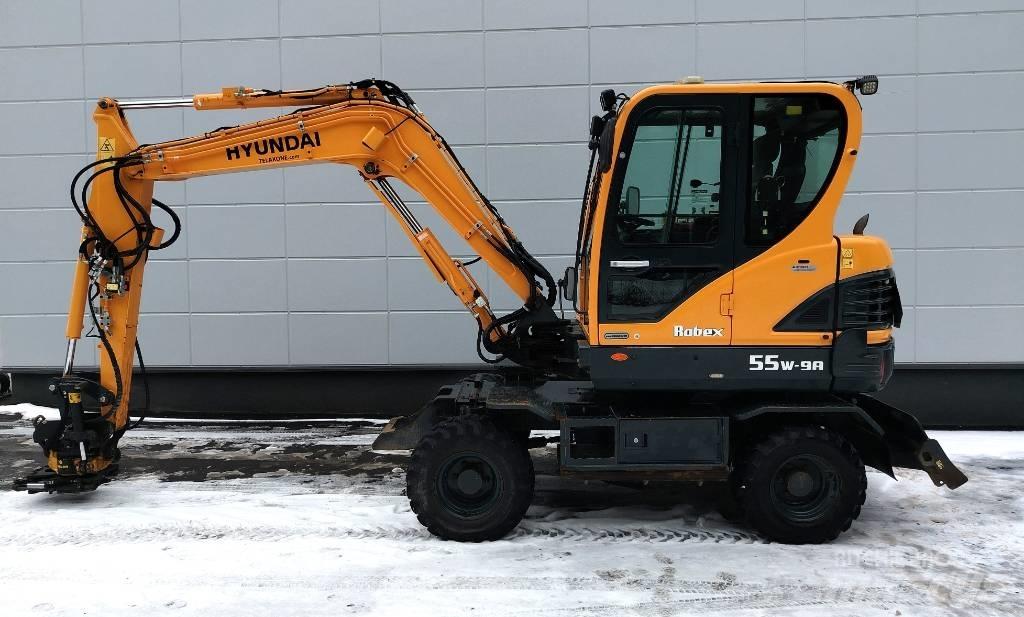 Hyundai 55W-9a Excavadoras de ruedas