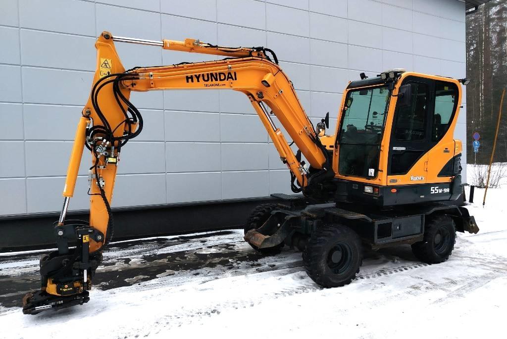 Hyundai 55W-9a Excavadoras de ruedas