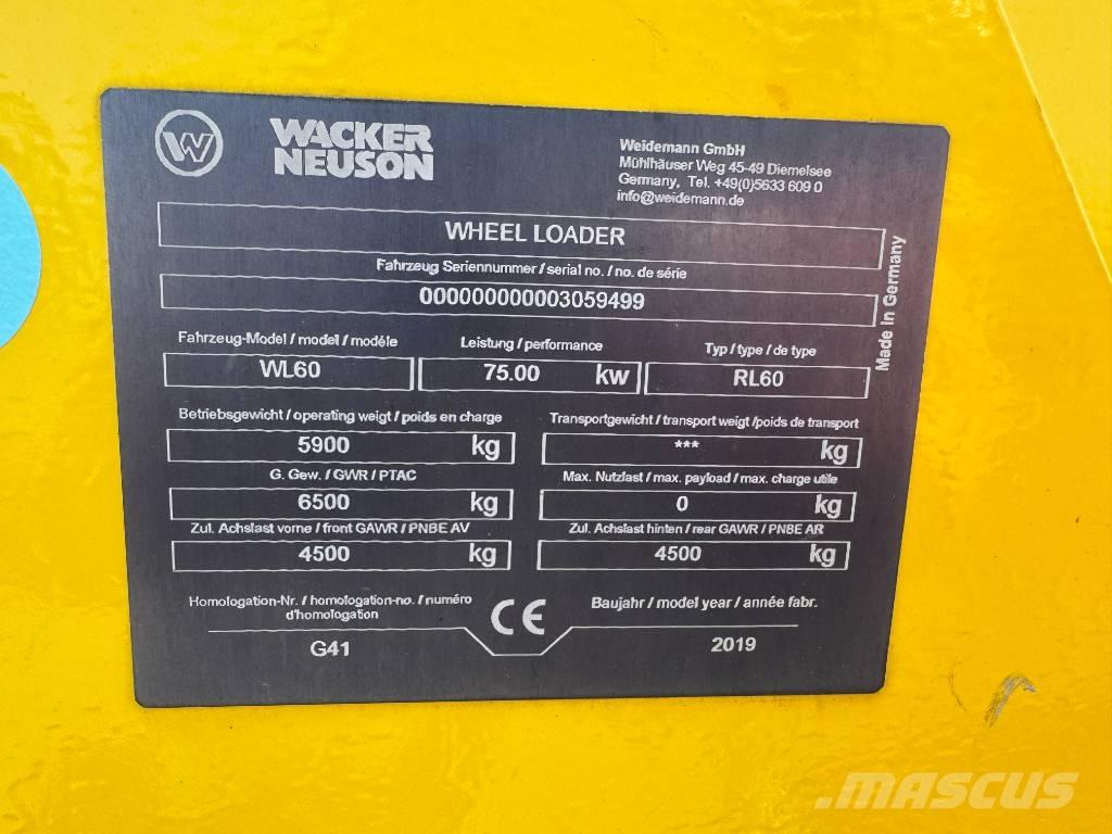 Wacker Neuson WL60 Cargadoras sobre ruedas