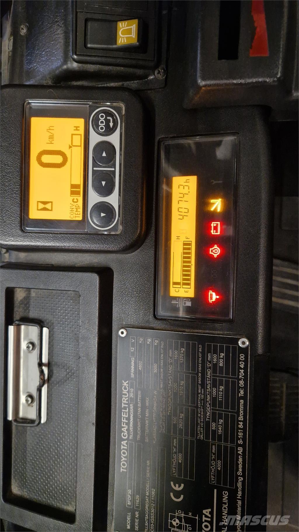 Toyota 8FDF30 Camiones diesel