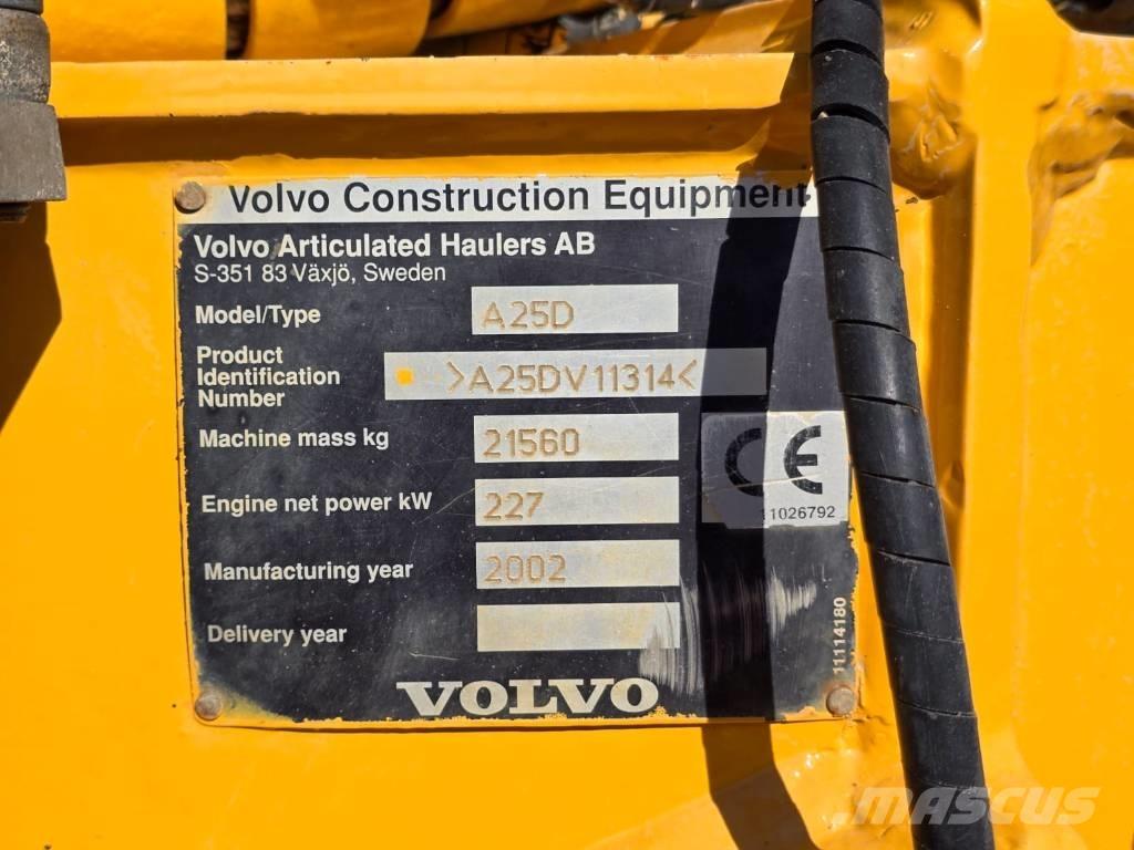 Volvo A25 D Vehículos compactos de volteo