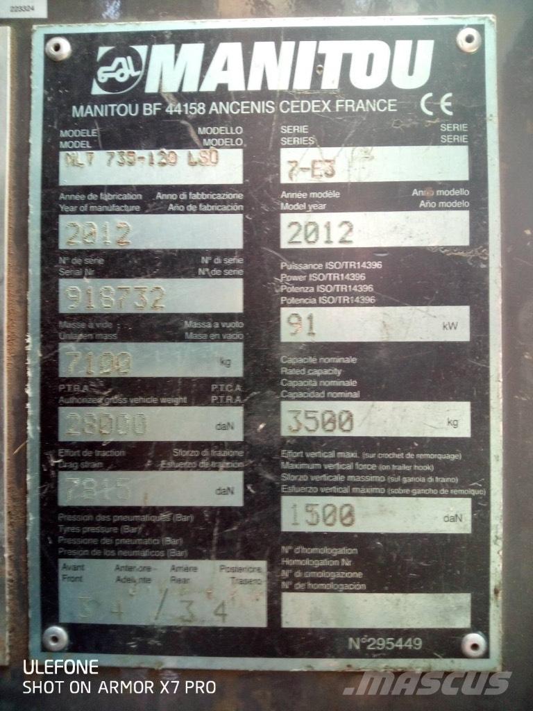 Manitou 735 LSU Manipuladores telescópicos agrícolas