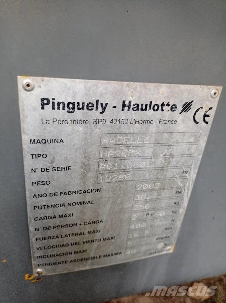 Haulotte HA 20 PX Plataformas con brazo de elevación manual