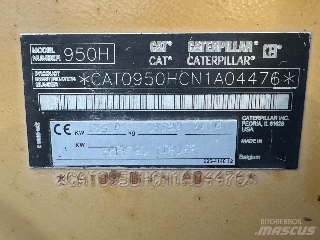 CAT 950H Cargadoras sobre ruedas