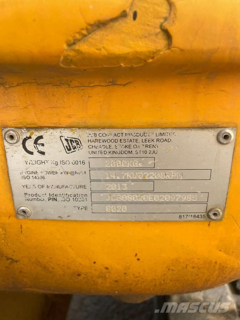 JCB 8020 Miniexcavadoras