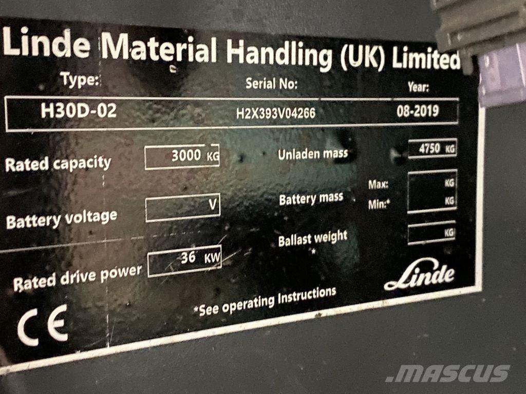 Linde H30D-02 Camiones diesel