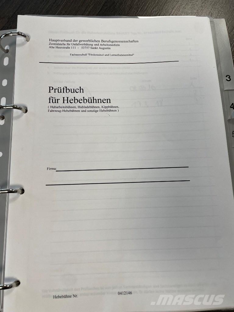Bluelift SA 16 SOLD Plataformas con brazo de elevación manual