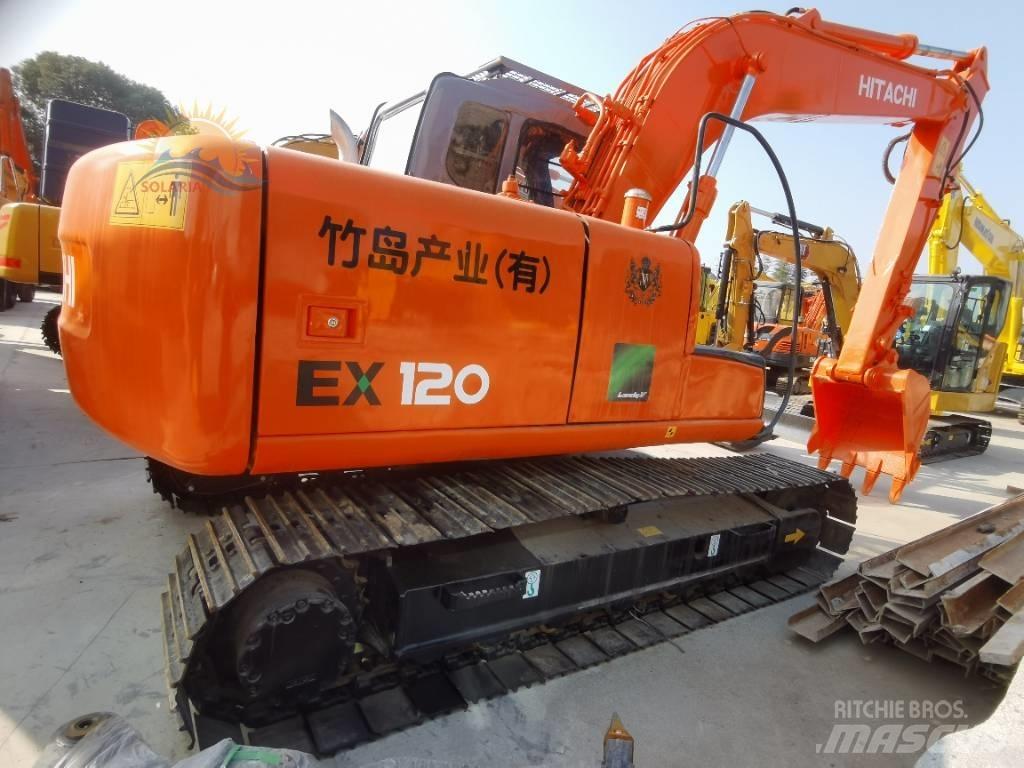 Hitachi EX 120 Excavadoras sobre orugas