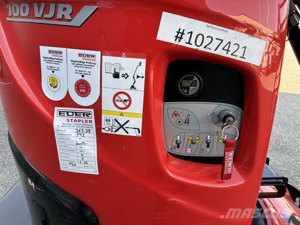 Manitou 100 VJR Plataformas con jaula de elevación