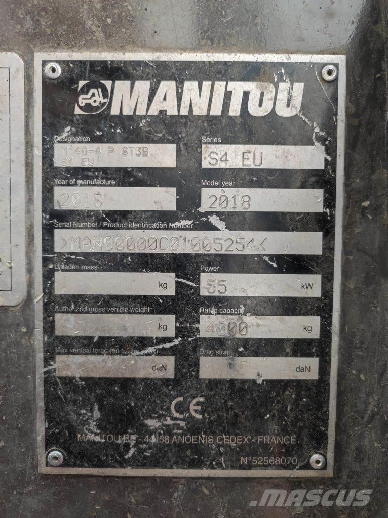 Manitou M 40.4 Montacargas todo terreno