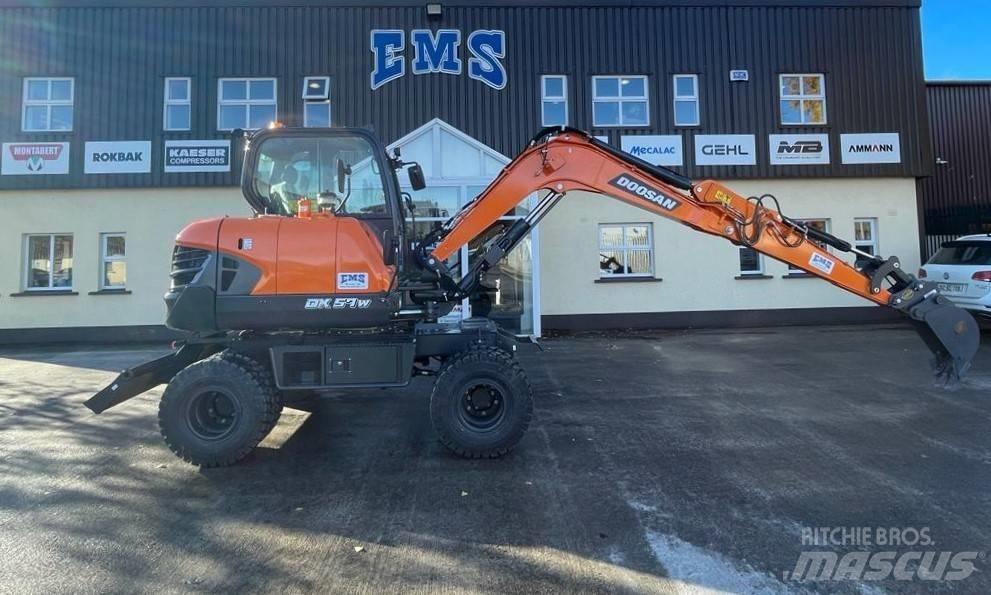 Doosan Dx57W-7 Excavadoras de ruedas