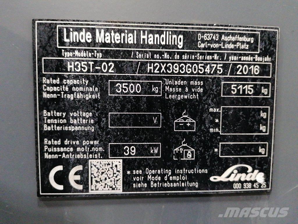 Linde H35T-02 Camiones LPG