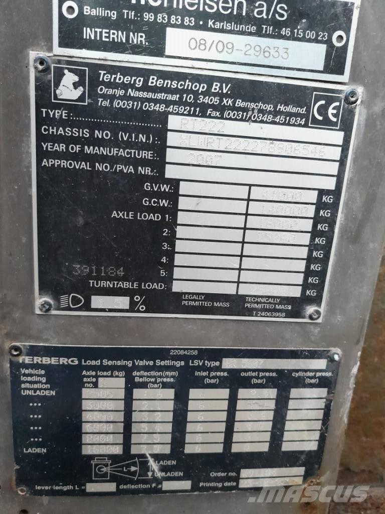Terberg RT 222 Tractocamiones para terminales