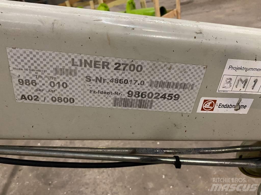 CLAAS Liner 2700 Segadoras hileradoras