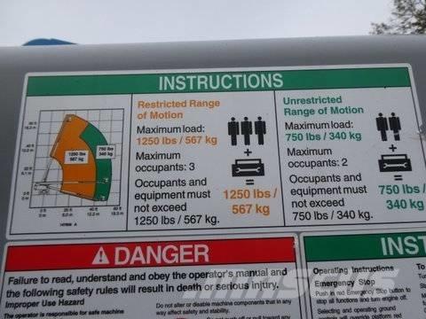 Genie S60XC Plataformas con brazo de elevación telescópico