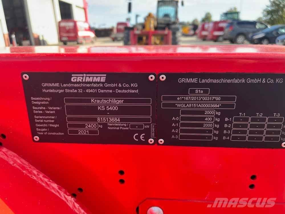 Grimme KS 5400 Equipo para papas - Otros