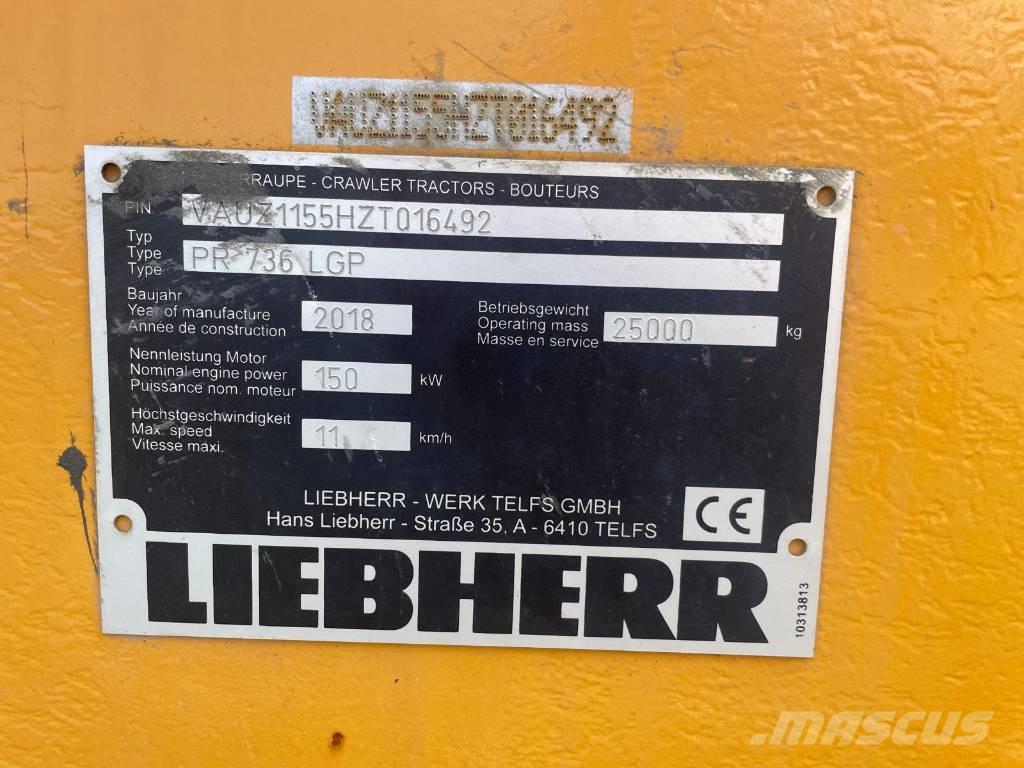 Liebherr PR 736 LGP Buldozer sobre oruga