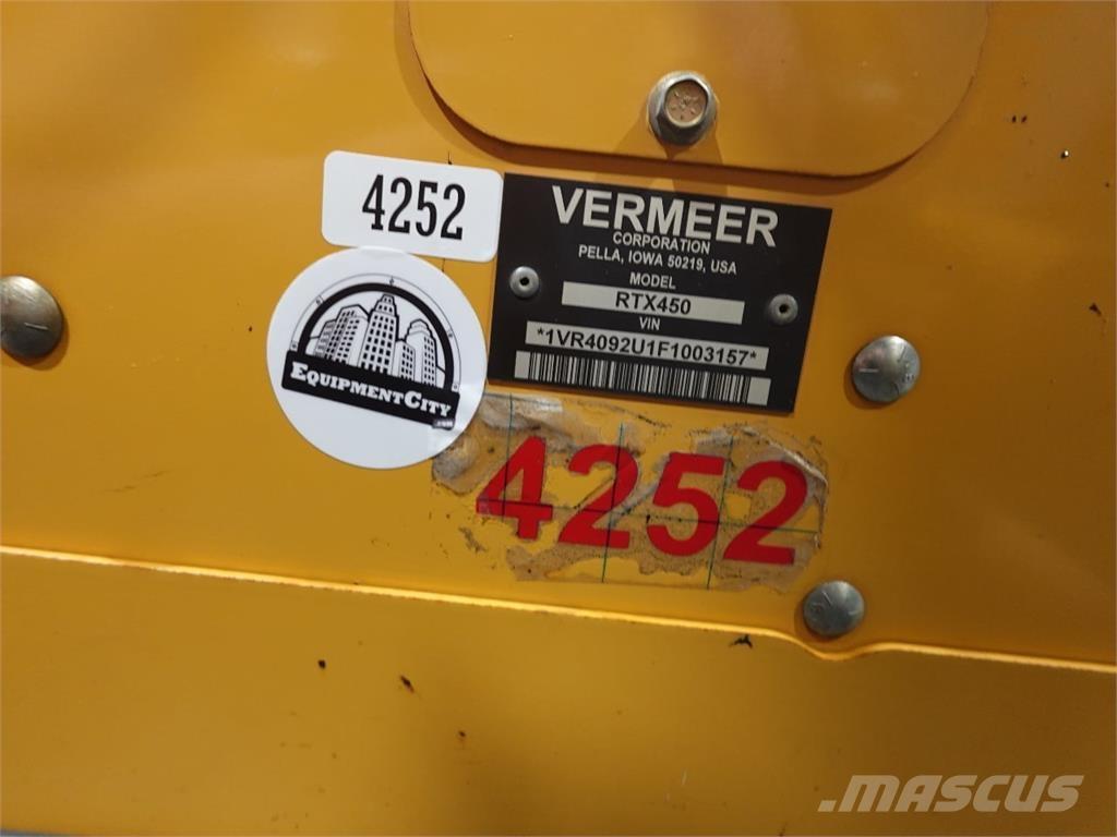 Vermeer RTX450 Zanjadoras